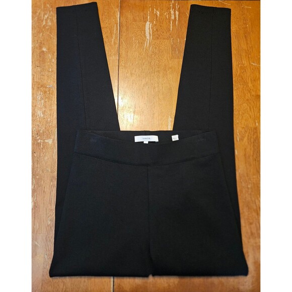 Vince Size Small Black Stitch Front Seam Stretch Legging Pant Womens Dress Pant - Picture 5 of 5